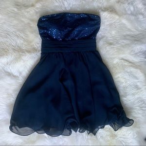Delia’s Short Navy Blue Party Dress
